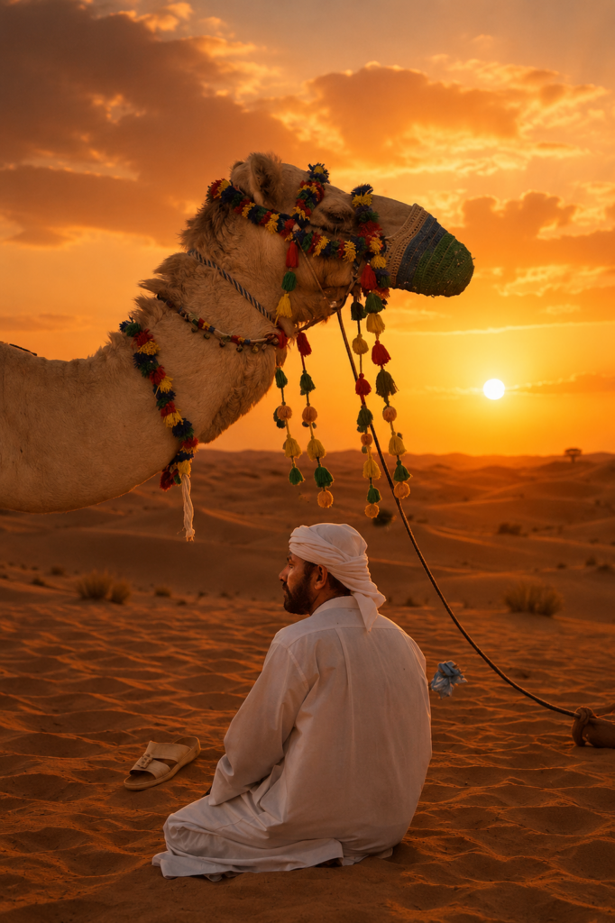 Araber in der Wüste,Duabei,Photography Rüdiger Schulze