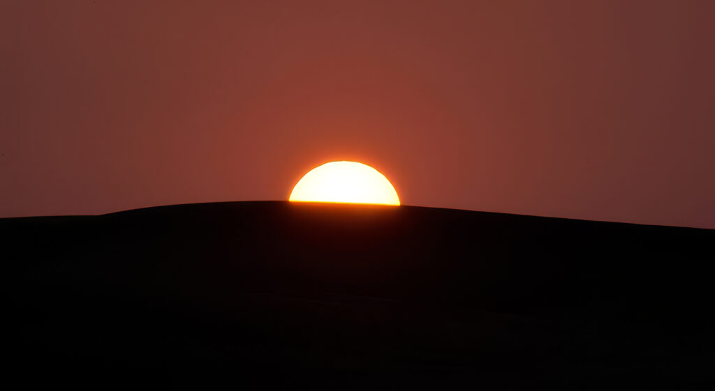 Sonnenuntergang Dubai 2000, Photography Rüdiger Schulze